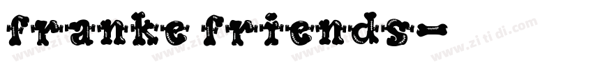 franke friends字体转换